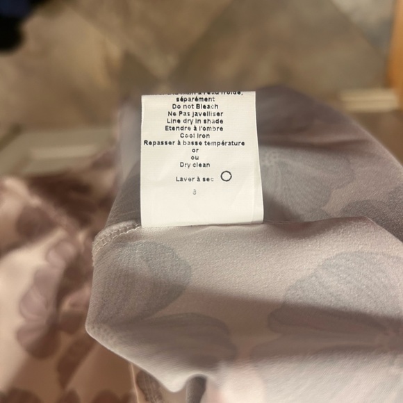 Floral Sleeveless Dress in Champagne and Brown - Picture 6 of 6